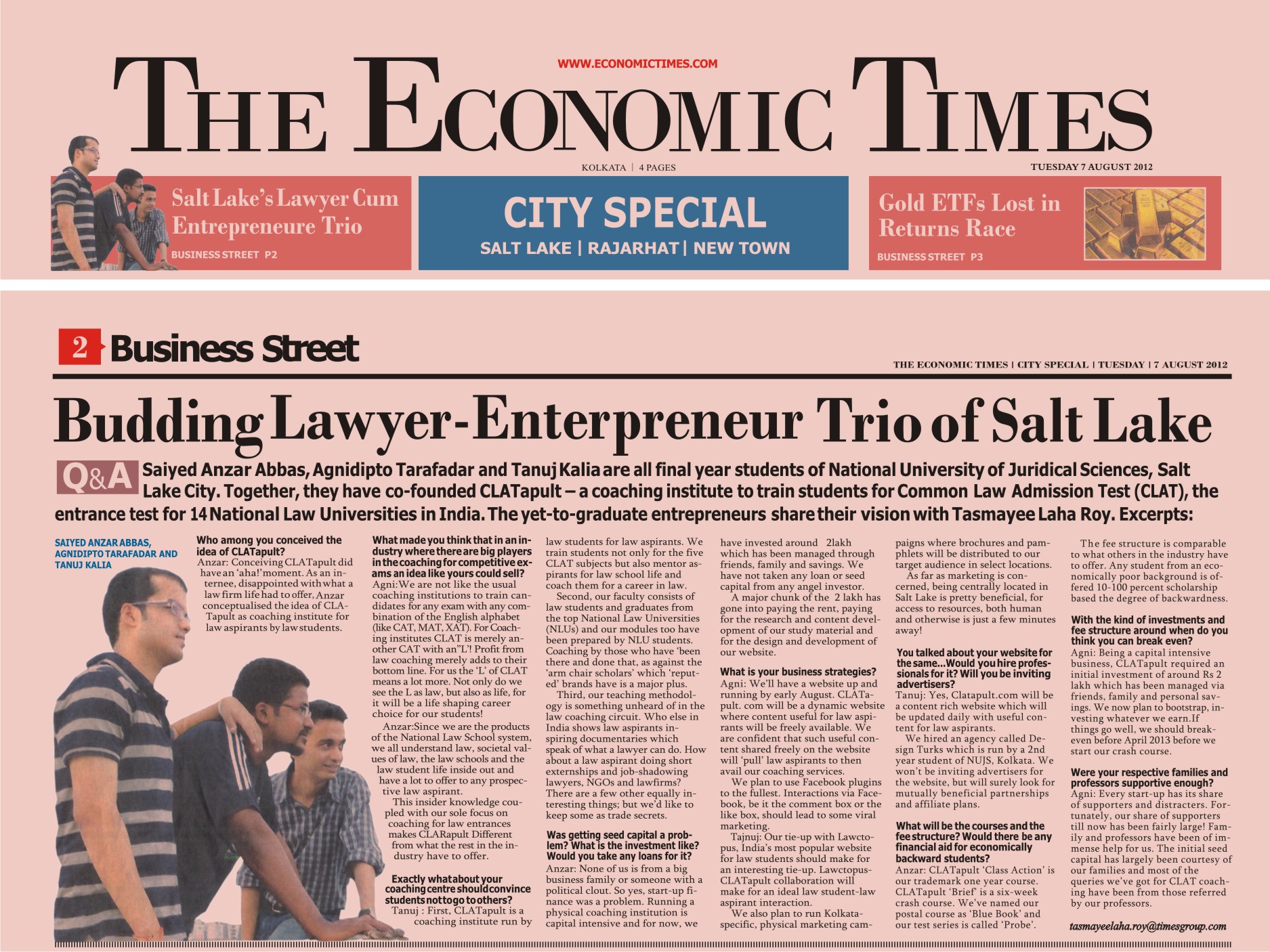Image result for The Economic Times   Newspapers